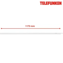LED-kaapinvalaisin Hephaistos, valkoinen, pituus 117 cm
