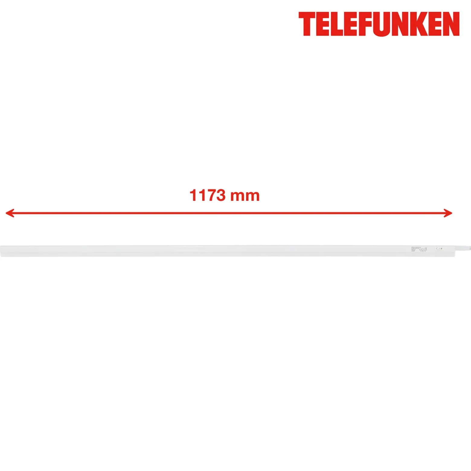 LED-kaapinvalaisin Hephaistos, valkoinen, pituus 117 cm