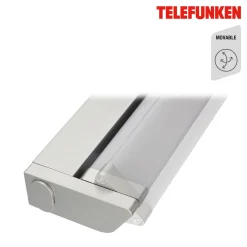 LED-kaappivalaisin Hestia, 4 000K, 1 000lm, titaani