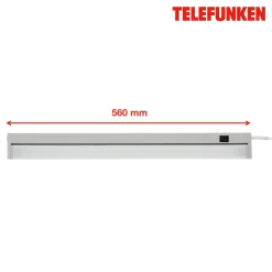 LED-kaappivalaisin Hestia, 4 000K, 1 000lm, titaani
