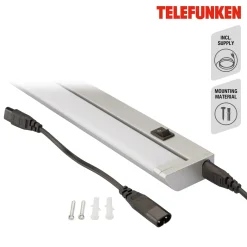 LED-kaappivalaisin Hestia, 4 000K, 1 000lm, titaani