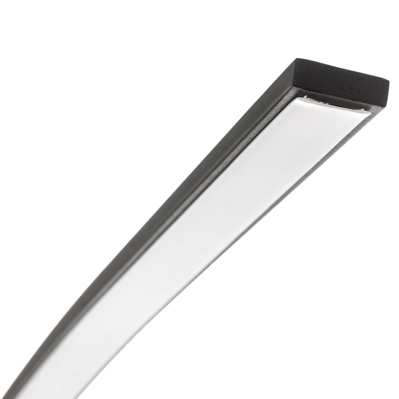 LED-kaarilattiavalaisin Bangkok, matta musta