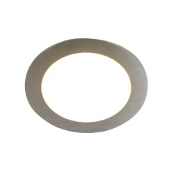 LED-kalusteuppovalo FAR 58, teräs 3 W, 3 000 K
