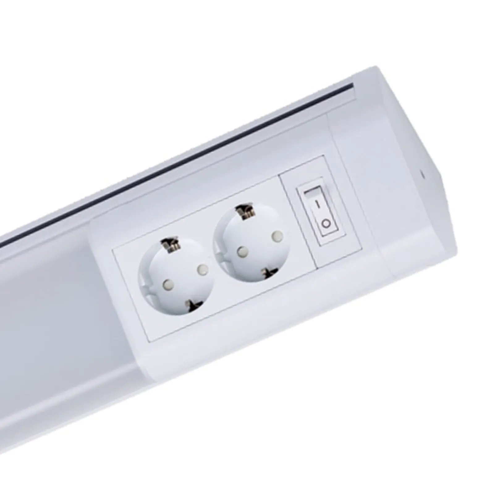 LED-kalustevalaisin Melo plug dico, valkoinen