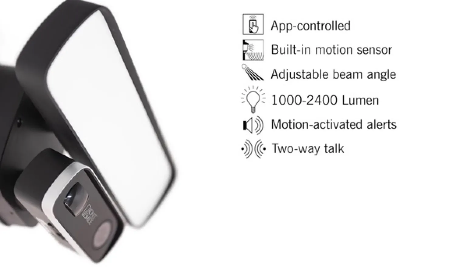 LED-kameravalo Smartlight 7868-750 WiFi 1 200 lm