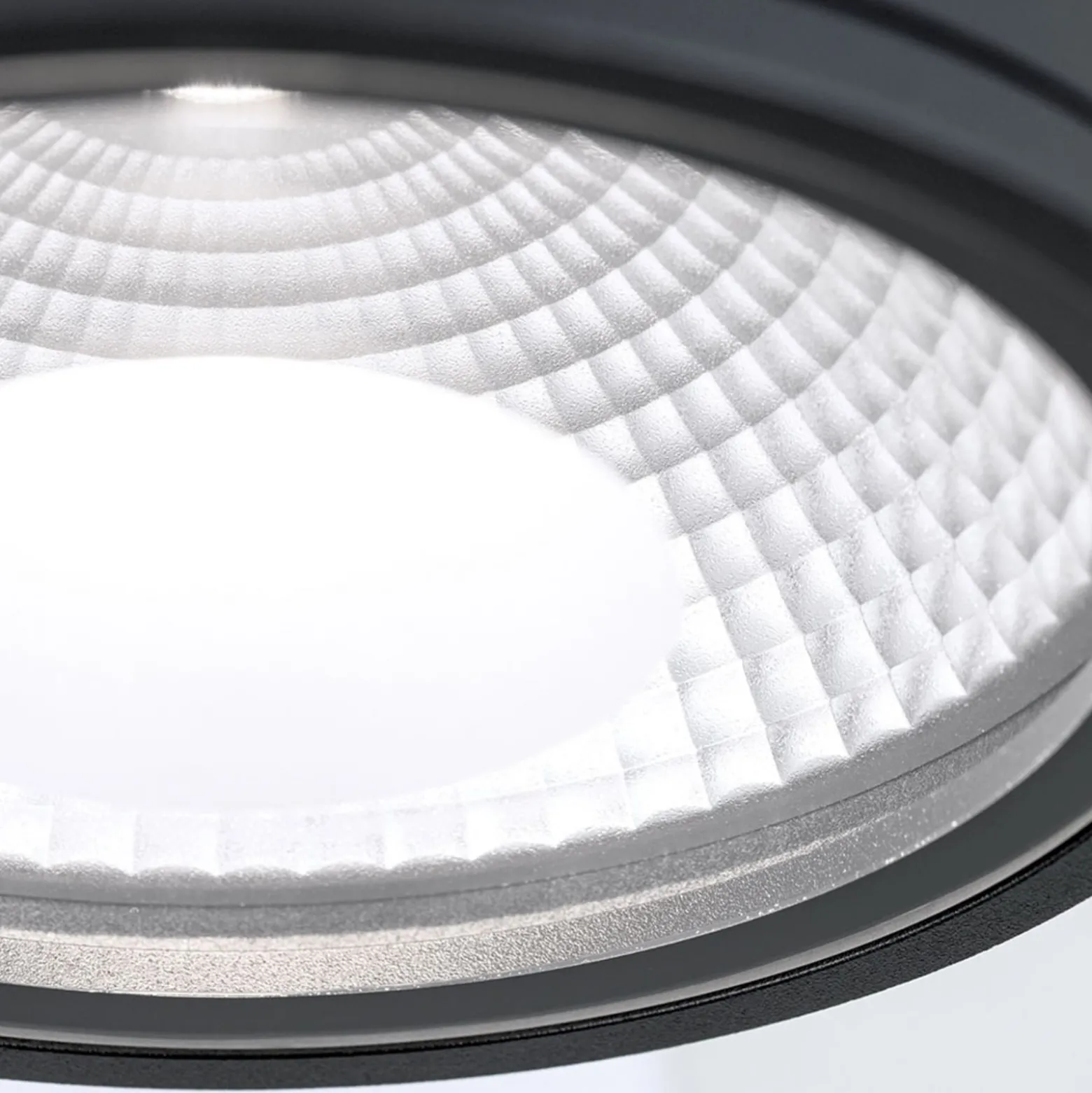 LED-kattokohdevalo Sputnik IP65 Ø14,5 cm, musta