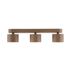 LED-kattospotti PURE Cup, pronssinvärinen, 56 cm, metallia, 3-lamppuinen