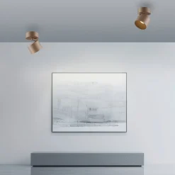 LED-kattospotti PURE Cup, pronssinvärinen, halkaisija 9,5 cm, metallia