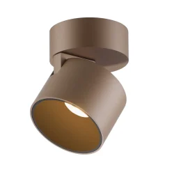 LED-kattospotti PURE Cup, pronssinvärinen, halkaisija 9,5 cm, metallia
