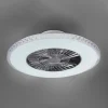 LED-kattotuuletin Harstad, kristallikehys