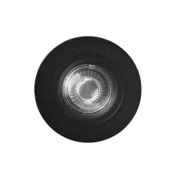 LED-kattouppovalaisin DL6809, pyöreä, musta