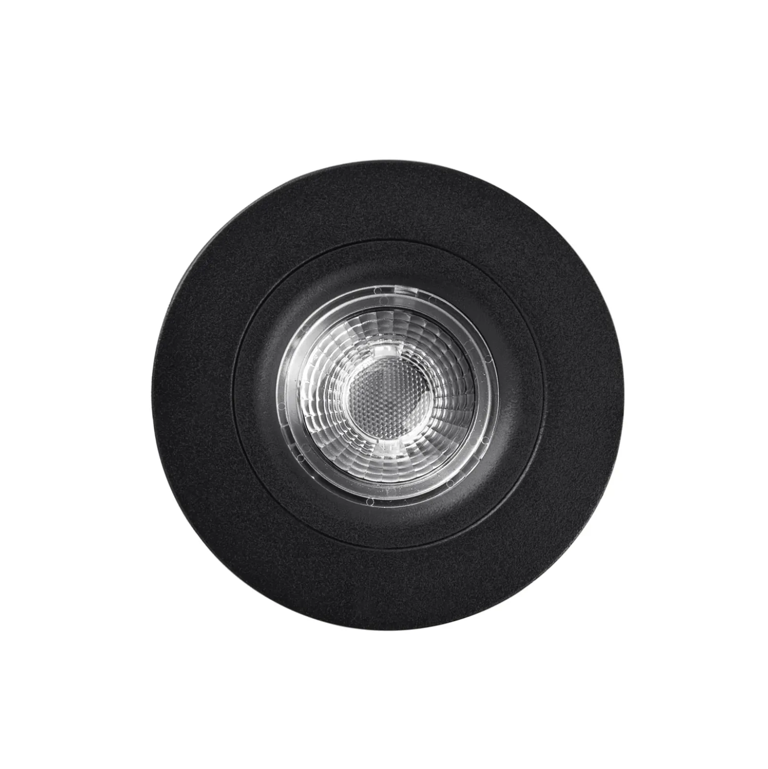 LED-kattouppovalaisin DL6809, pyöreä, musta