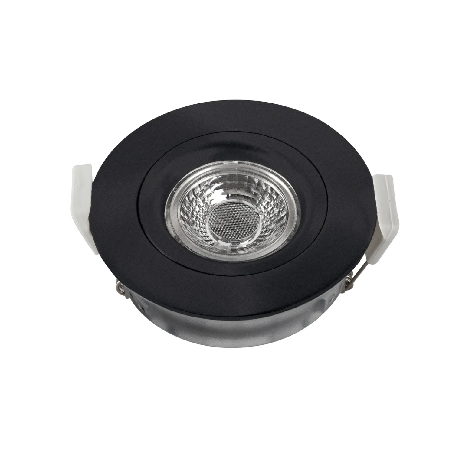 LED-kattouppovalaisin DL6809, pyöreä, musta