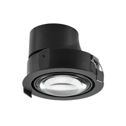 LED-kattouppovalaisin MAG MINI, musta, Ø 10 cm, CCT 18 V