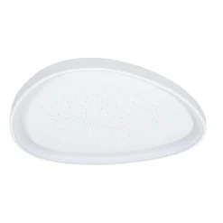 LED-kattovalaisin Argesa, Ø 42 cm, valkoinen, CCT, kaukosäädin