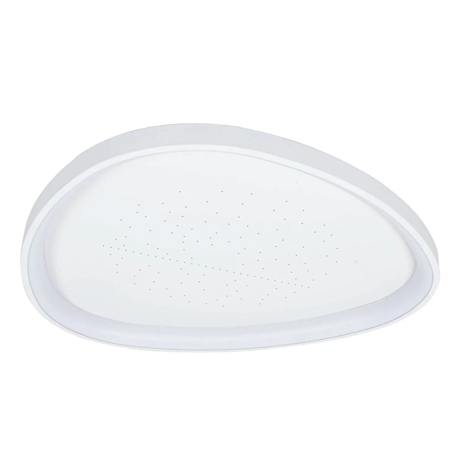 LED-kattovalaisin Argesa, Ø 42 cm, valkoinen, CCT, kaukosäädin