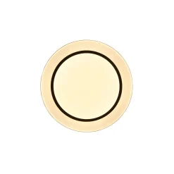LED-kattovalaisin Atria, Ø 38 cm, musta, muovia, CCT