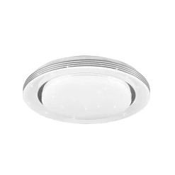 LED-kattovalaisin Atria, Ø 38 cm, valkoinen, muovi, CCT