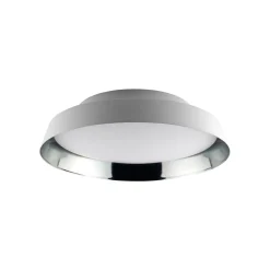 LED-kattovalaisin Boop! Ø54cm valkoinen/sininen-harmaa