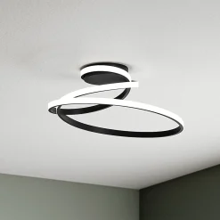LED-kattovalaisin COASTER, musta, pituus 50 cm, metalli, CCT