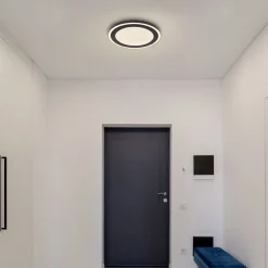LED-kattovalaisin Davies kristalliefektillä, Ø34cm