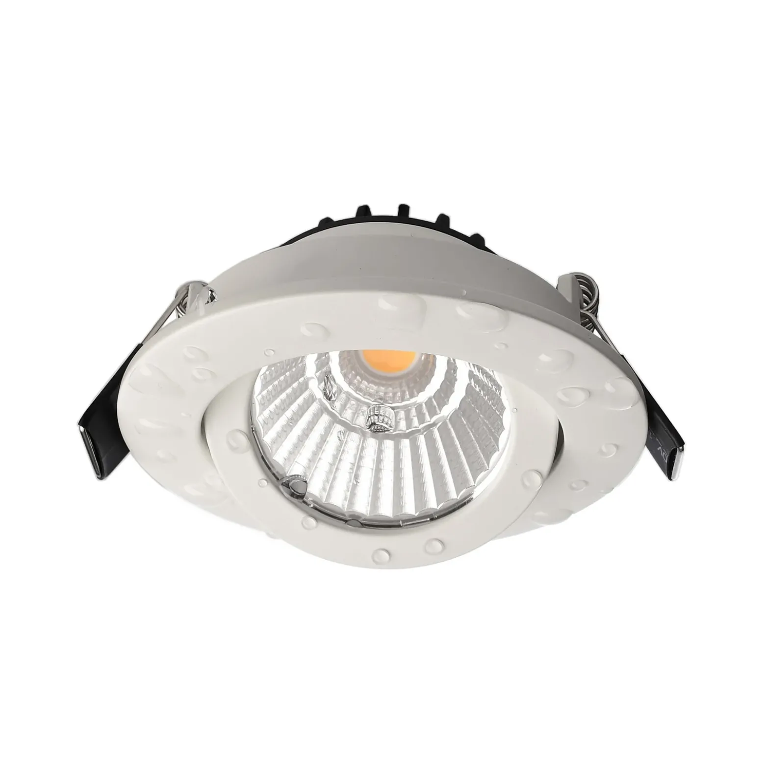LED-kattovalaisin Dione, IP44, 4 000 K, valkoinen, himmennettävä