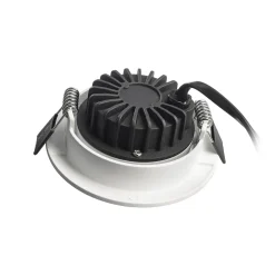 LED-kattovalaisin Dione, IP44, 4 000 K, valkoinen, himmennettävä
