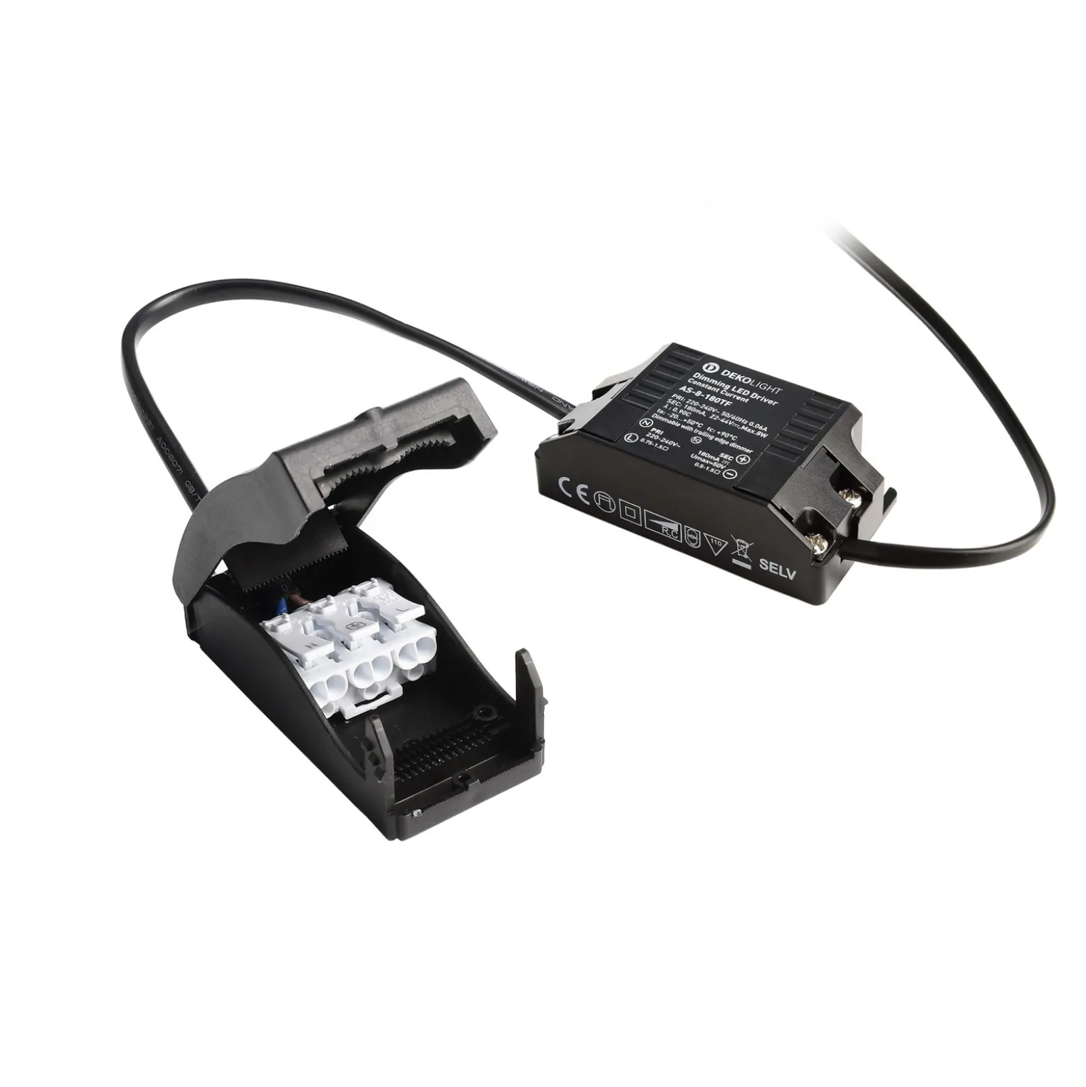 LED-kattovalaisin Dione, IP44, 4 000 K, valkoinen, himmennettävä
