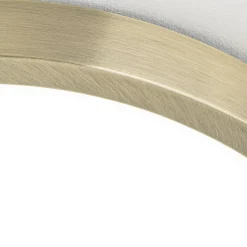 LED-kattovalaisin Disc, antiikkimessinki, Ø 24 cm, CCT