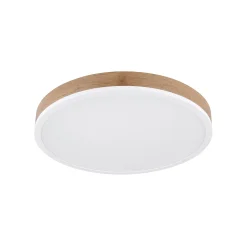 LED kattovalaisin Doro Ø 45 cm puu tumma/valkoinen