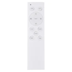 LED-kattovalaisin Doro, Ø 45 cm, tumma grafiitti/puu, puu, CCT
