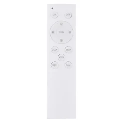 LED-kattovalaisin Doro, Ø 60 cm, tumma grafiitti/puu, puu, CCT