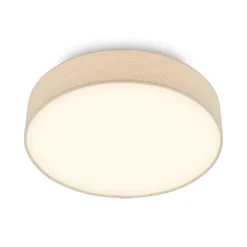 LED-kattovalaisin Duck, beige, halkaisija 38 cm, tekstiili, 3000 K