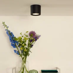 LED-kattovalaisin Fedler himmeästä lämpimään, musta