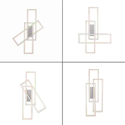 LED-kattovalaisin Felix60, 105 cm x 71 cm