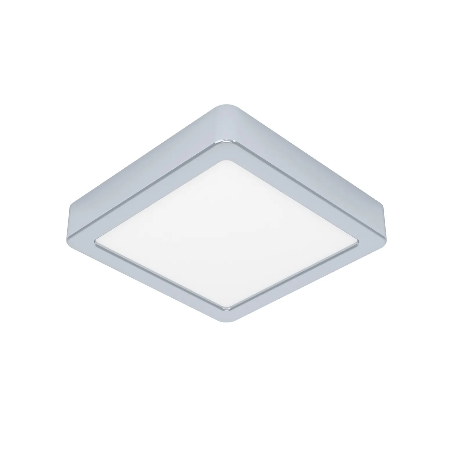 LED kattovalaisin Fueva 5 IP44 3000K kromi 16x16cm 16x16cm