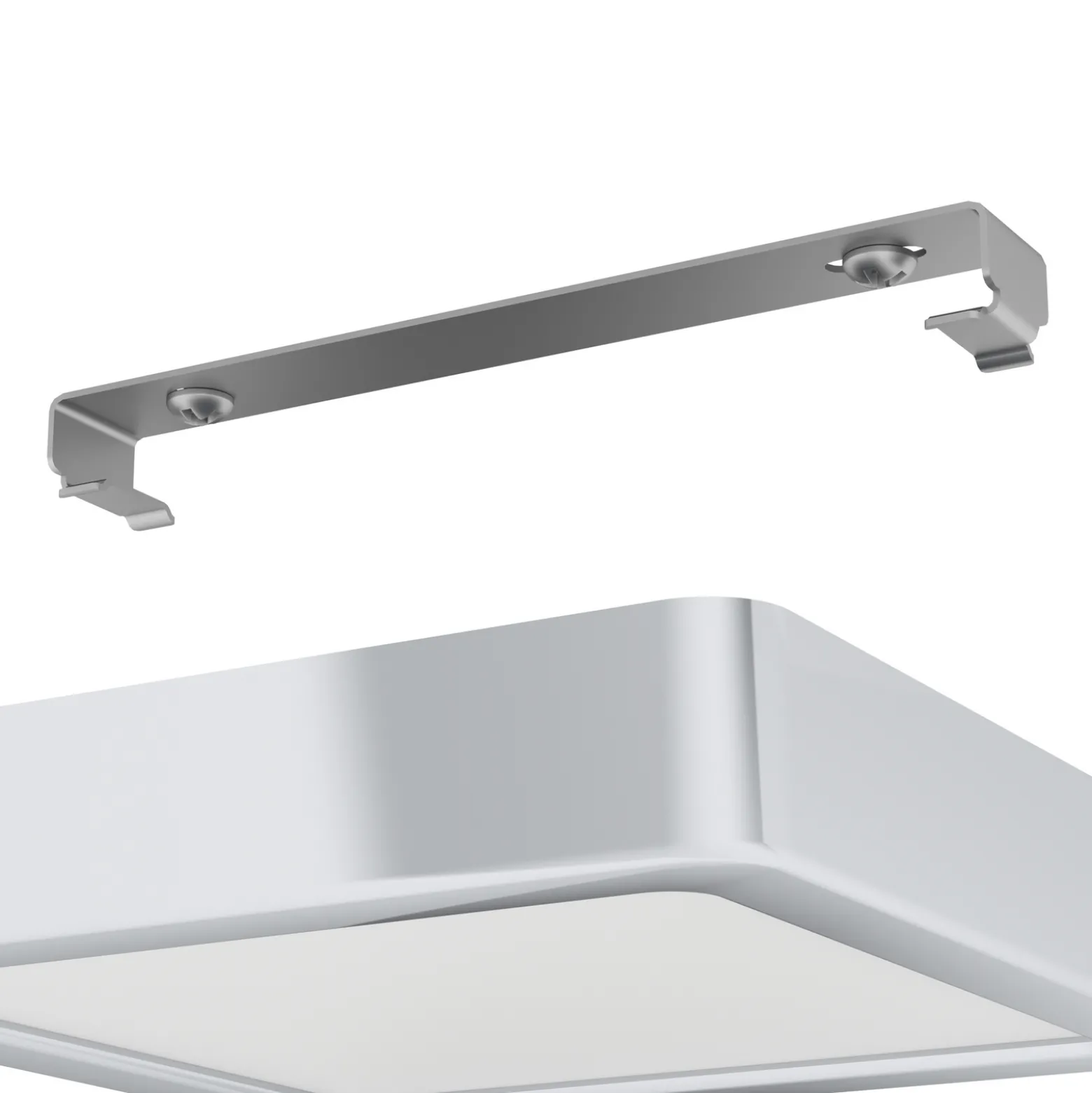 LED kattovalaisin Fueva 5 IP44 3000K kromi 16x16cm 16x16cm