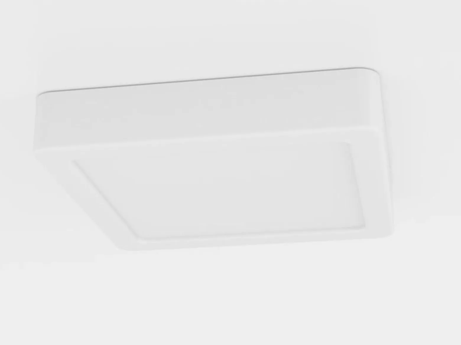 LED kattovalaisin Fueva 5 IP44 3000K valkoinen 16x16cm