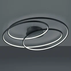 LED-kattovalaisin Gale, 80 cm, matta musta
