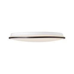 LED-kattovalaisin Heida, Ø 49 cm, musta, CCT, RGB, metallia