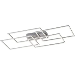 LED-kattovalaisin Iven, himmennettävä, teräs, 95x51,5cm