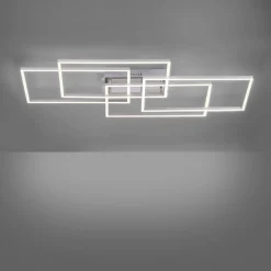 LED-kattovalaisin Iven, himmennettävä, teräs, 95x51,5cm