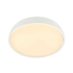 LED-kattovalaisin Nikan, mattavalkoinen, Ø 28,5 cm, 3 000 K