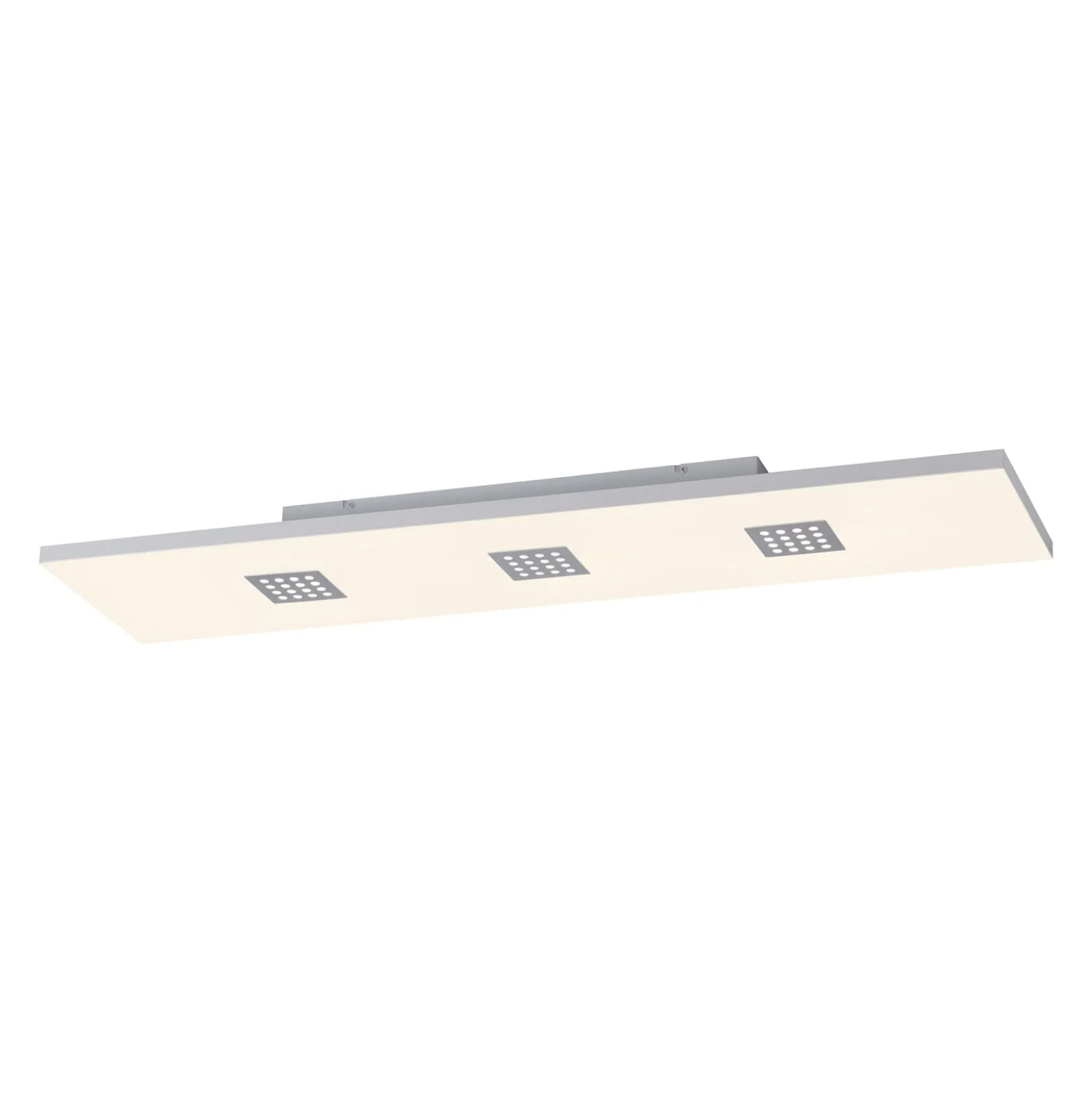 LED-kattovalaisin PURE Neo, 120 cm, alumiini, CCT, kaukosäädin