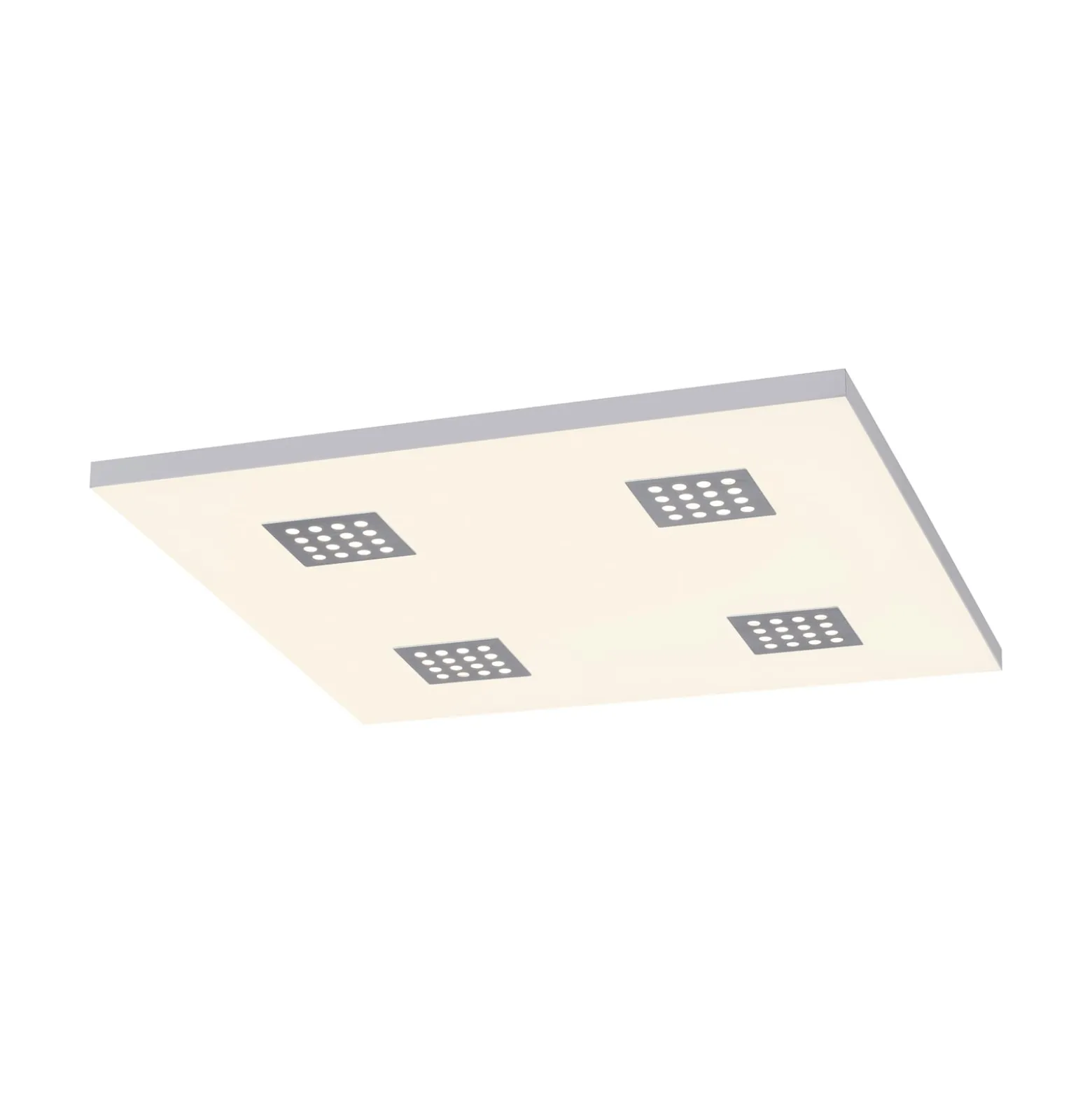 LED-kattovalaisin PURE Neo, 62 cm, alumiini, CCT, kaukosäädin
