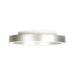 LED-kattovalaisin Ringlux teräsharmaa, Ø 30 cm, metalli, 2700 K