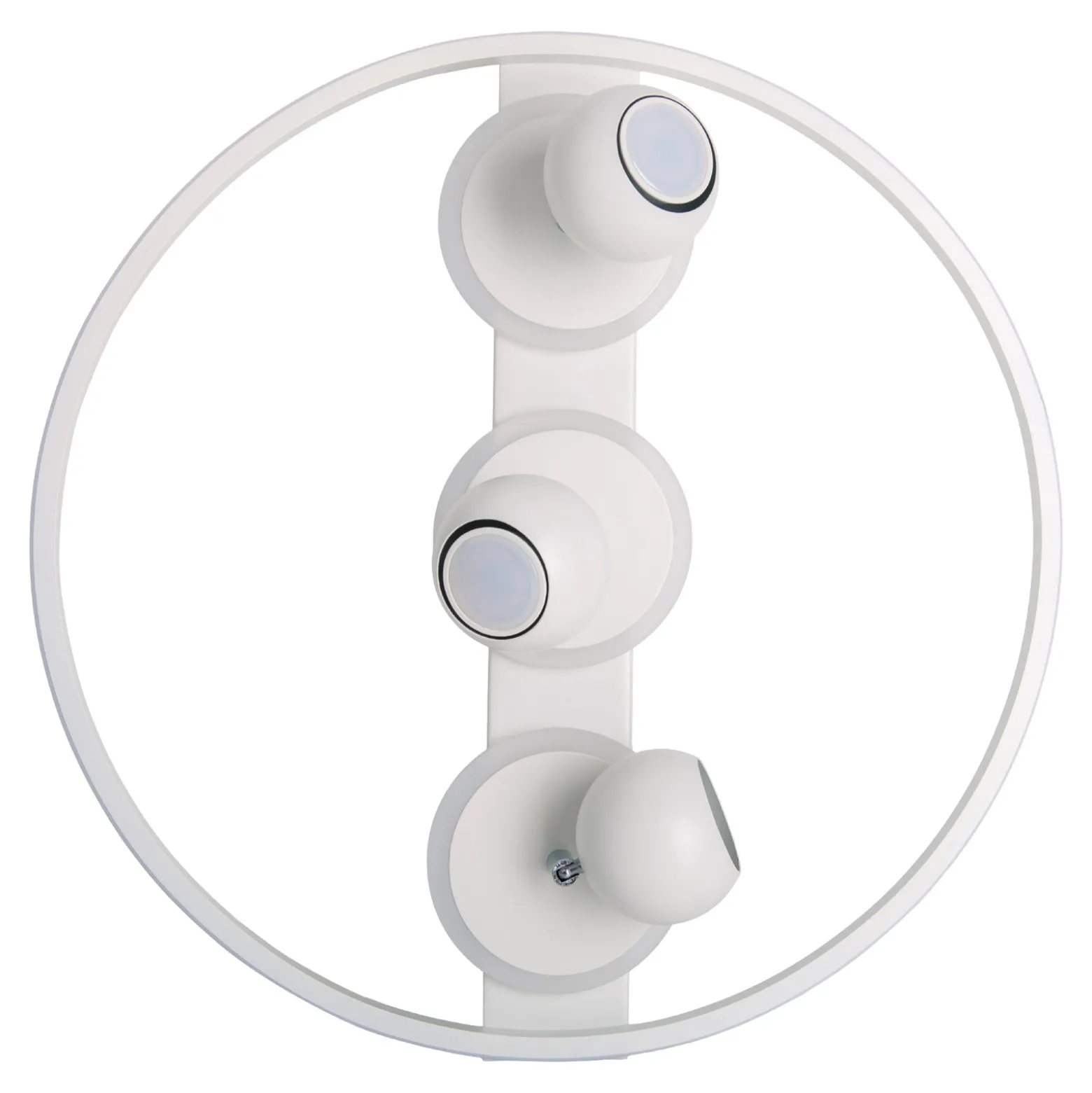 LED-kattovalaisin Ronda, valkoinen, 3-lamppuinen