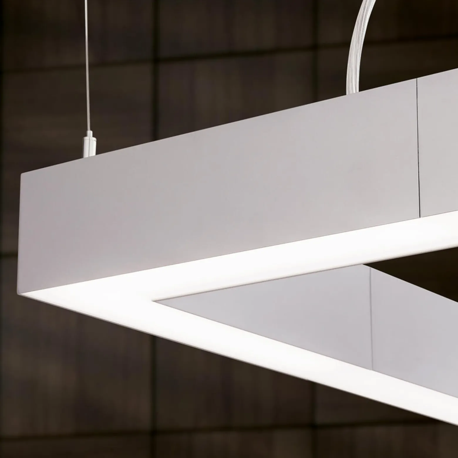 LED-kattovalaisin Sando ripustussarjalla 30x30 cm