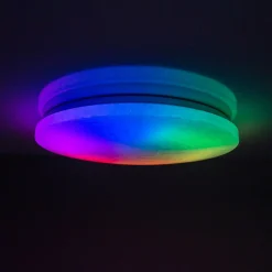 LED-kattovalaisin Sligo, himmennys, RGBW, yövalo
