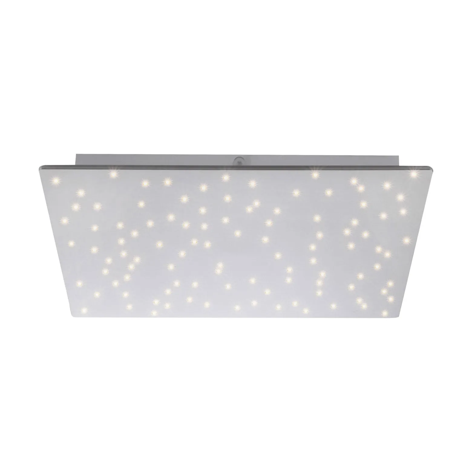 LED-kattovalaisin Sparkle CCT him., teräs, 45x45cm